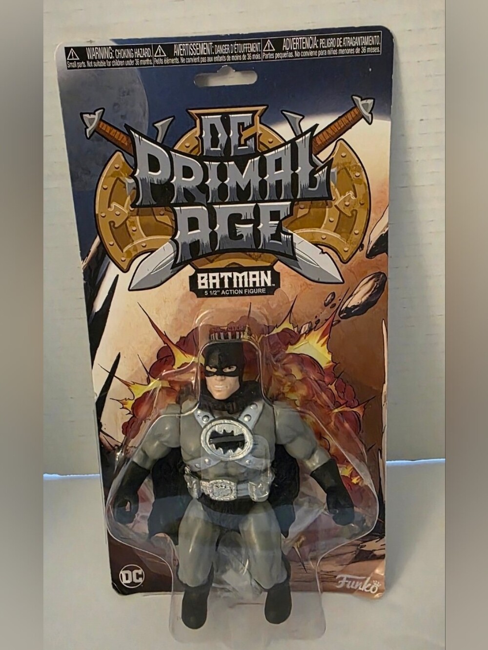 DC Primal Age Batman Action Figure Black & Grey) Limited Collectable